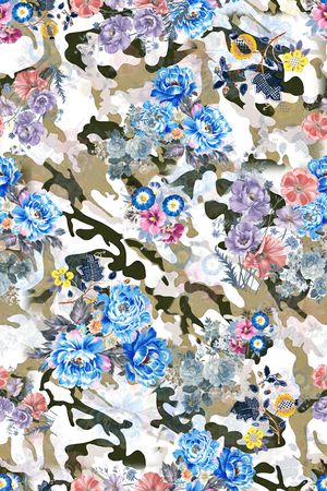 迷彩印花华亿平台图片