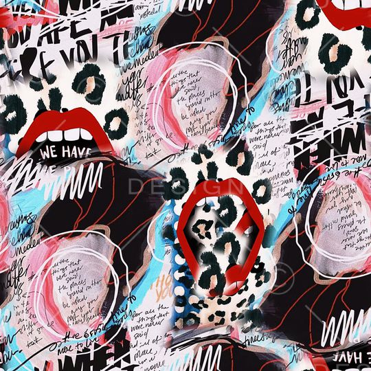 复古印花华亿平台图片