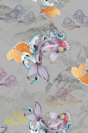 秋冬华亿平台印花华亿平台图片