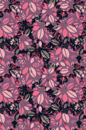 抽象花卉印花华亿平台图片