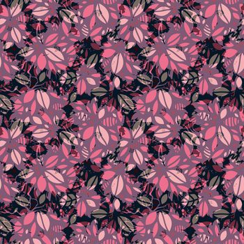 抽象花卉印花华亿平台图片