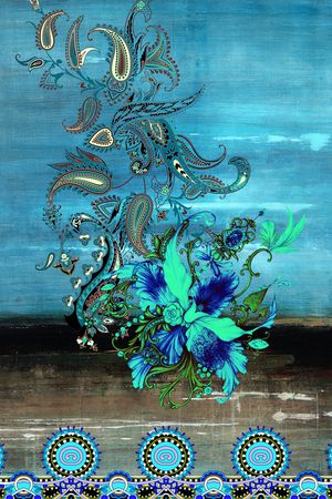 定位花印花华亿平台图片