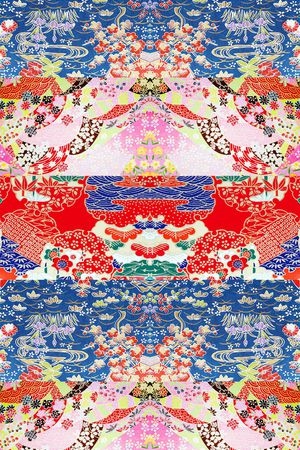 几何印花华亿平台图片