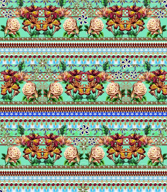 大牌风印花华亿平台图片