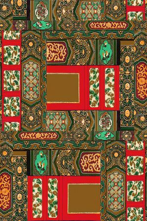 几何印花华亿平台图片