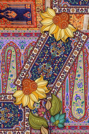 几何印花华亿平台图片