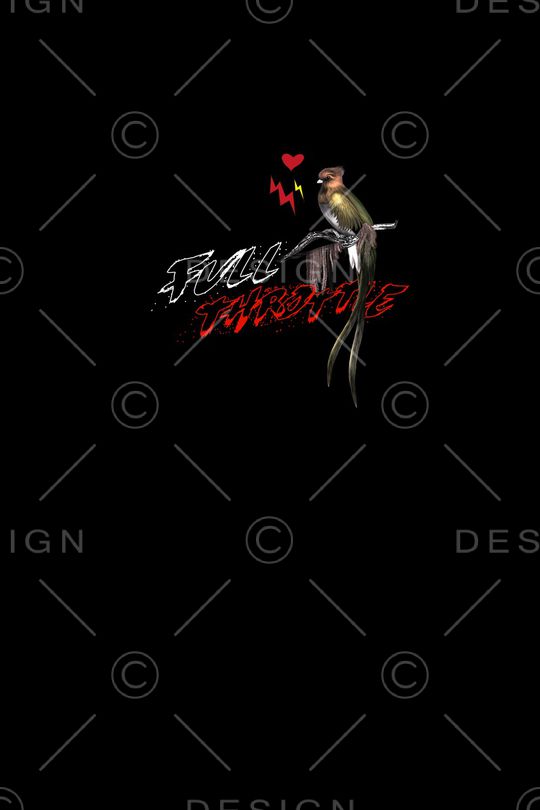 胸前独幅印花华亿平台图片