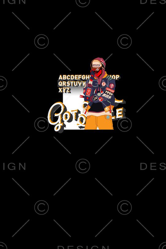 胸前独幅印花华亿平台图片