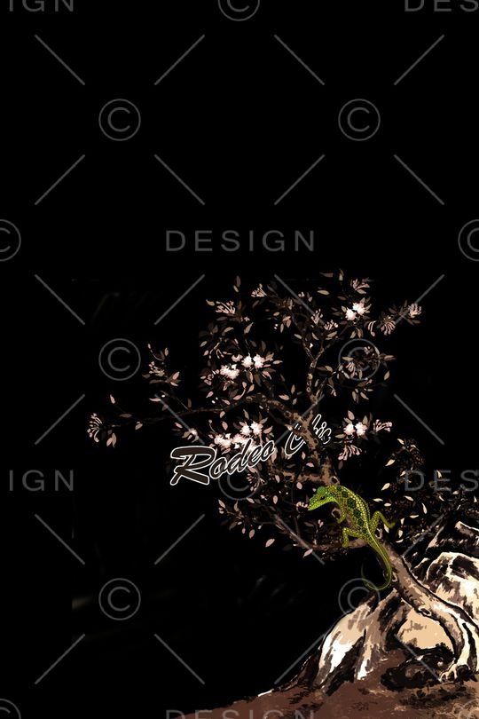 胸前独幅印花华亿平台图片