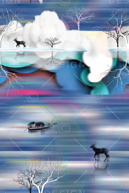 鹿印花华亿平台图片