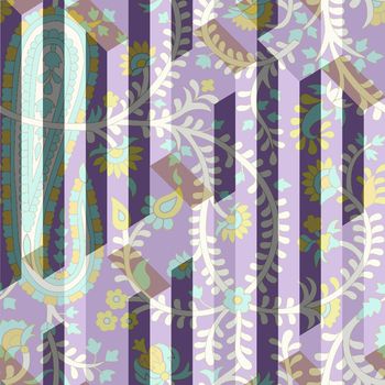 几何印花华亿平台图片