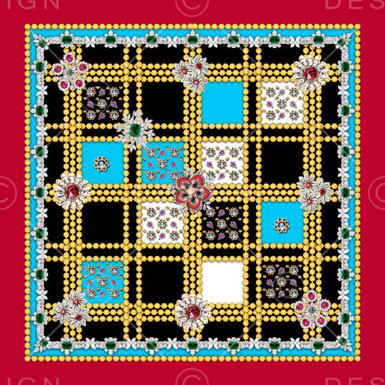 Scarf Print印花华亿平台图片