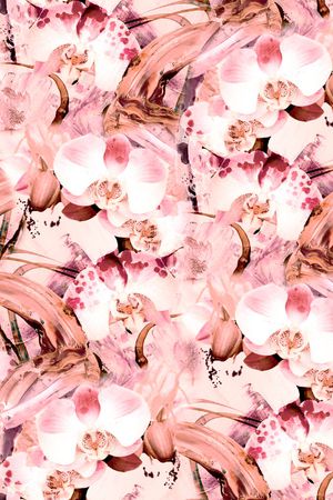 兰花印花华亿平台图片