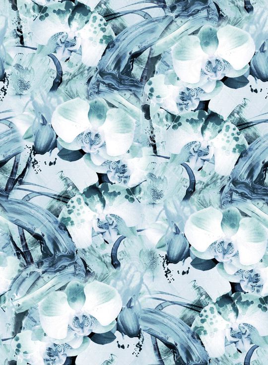 兰花印花华亿平台图片