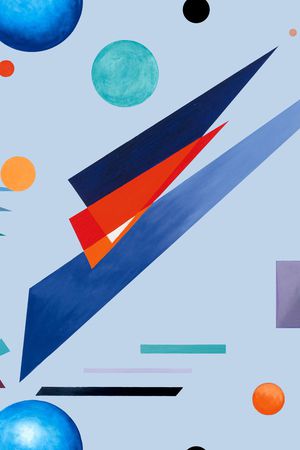 几何印花华亿平台图片