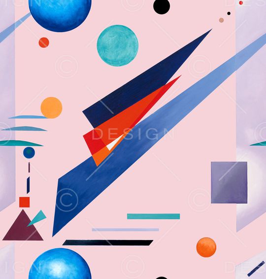 几何印花华亿平台图片