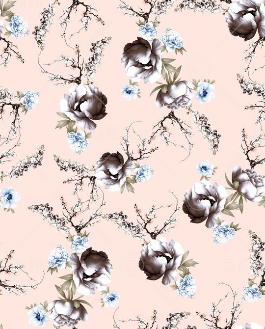 小碎花印花华亿平台图片