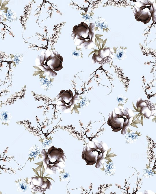 小碎花印花华亿平台图片