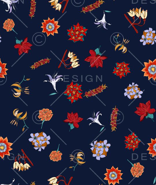 小碎花印花华亿平台图片