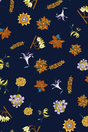 小碎花印花华亿平台图片