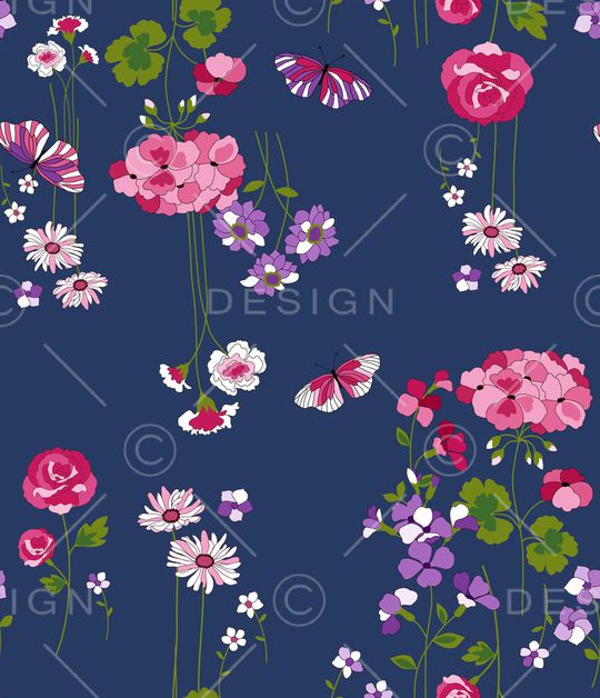 小碎花印花华亿平台图片