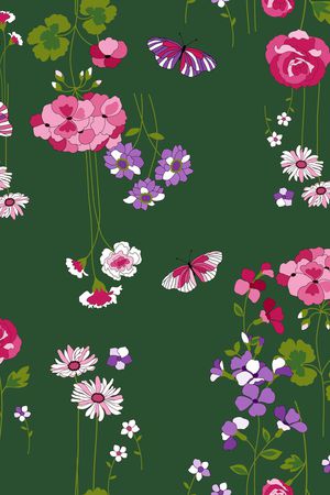 小碎花印花华亿平台图片