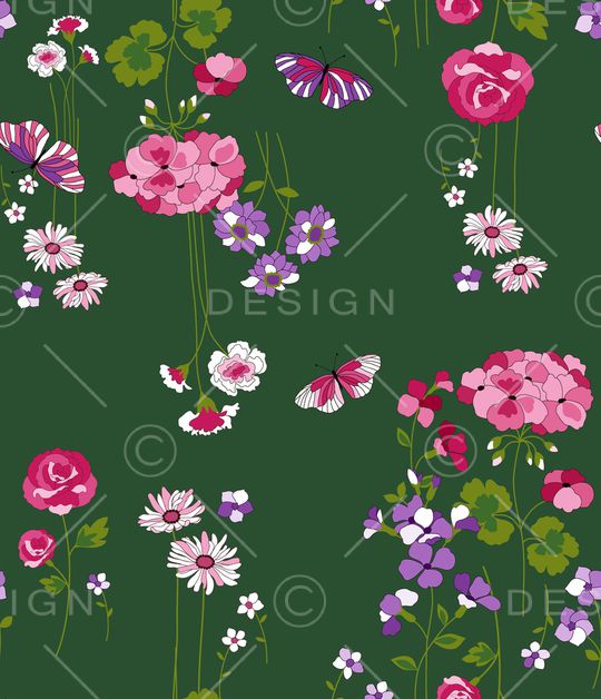 小碎花印花华亿平台图片