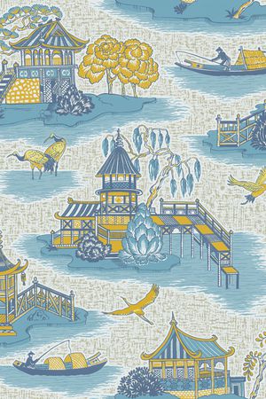 风景定位印花华亿平台图片