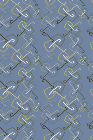 手绘线条笔触印花华亿平台图片