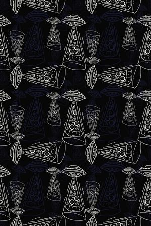 手绘线条笔触印花华亿平台图片