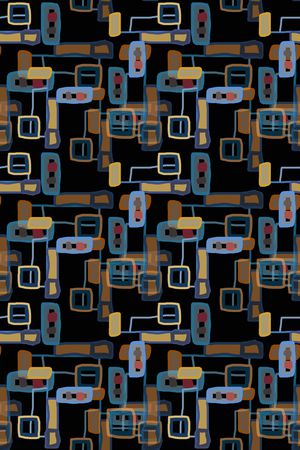 几何印花华亿平台图片