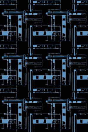 几何印花华亿平台图片