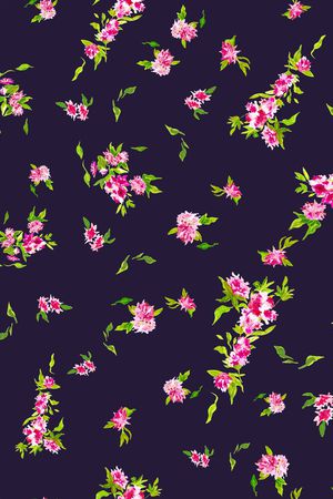 玫瑰花印花华亿平台图片