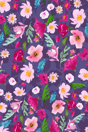 玫瑰花印花华亿平台图片