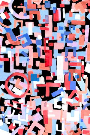 抽象印花华亿平台图片