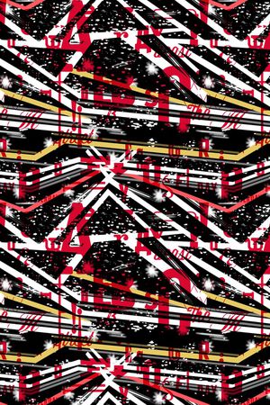 几何男装印花华亿平台图片