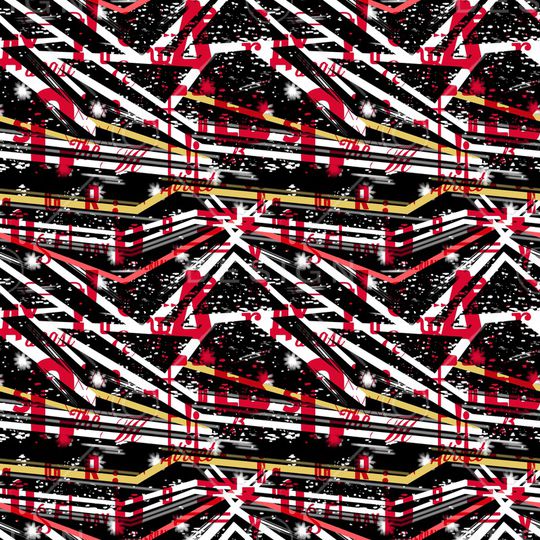 几何男装印花华亿平台图片