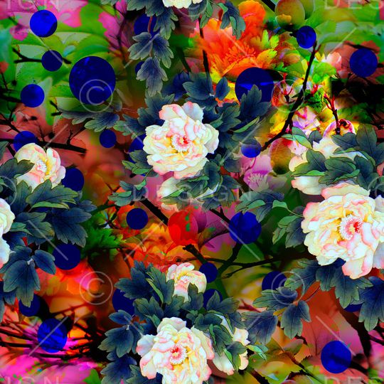 绿植树叶印花华亿平台图片