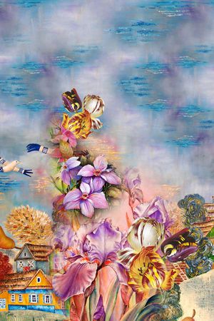 羽绒服印花华亿平台图片