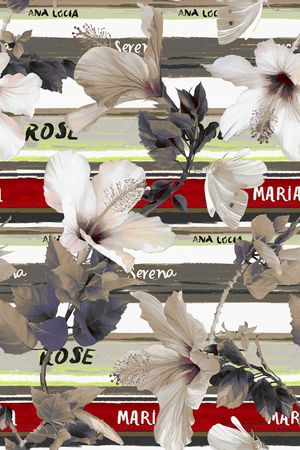 大牌风印花华亿平台图片