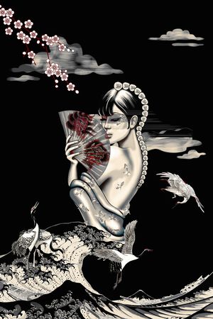 大牌风印花华亿平台图片