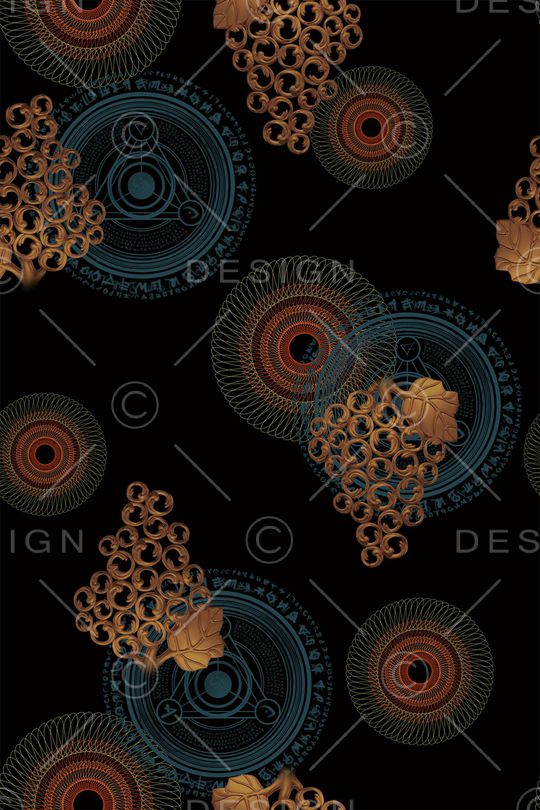 线条印花华亿平台图片