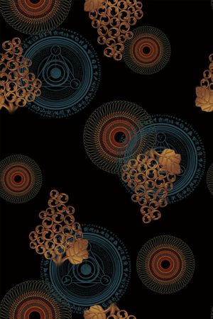 线条印花华亿平台图片