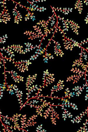 绿植树叶印花华亿平台图片