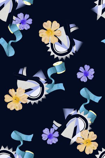 1254380-几何色块丝带水彩小花-2