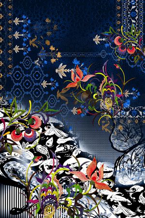 定位花印花华亿平台图片