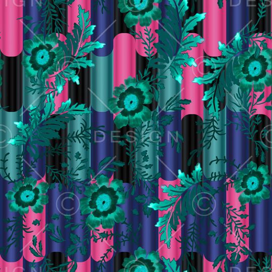 几何印花华亿平台图片