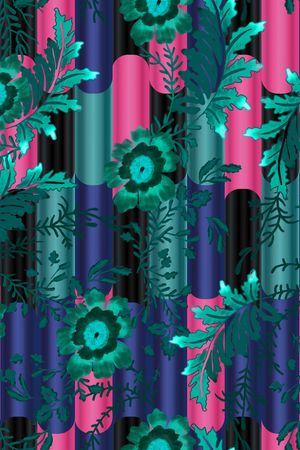 几何印花华亿平台图片