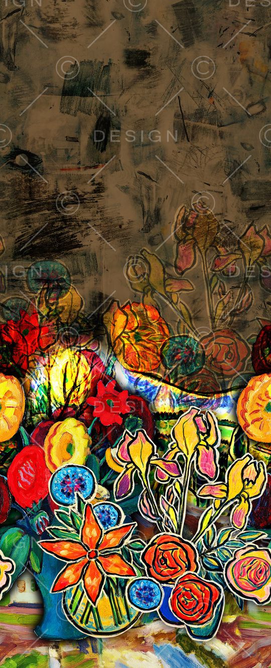 油画华亿平台印花华亿平台图片