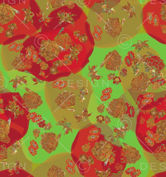 抽象印花华亿平台图片